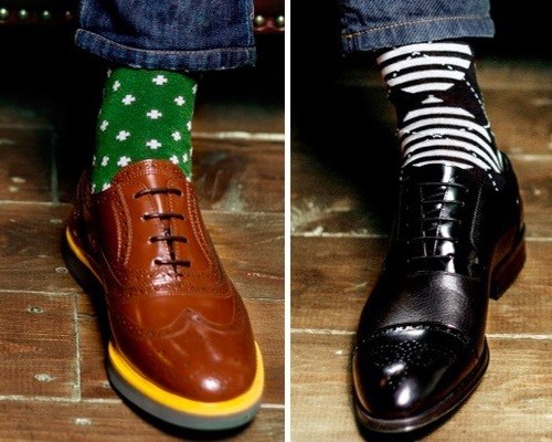 Мужские ботинки оксфорды